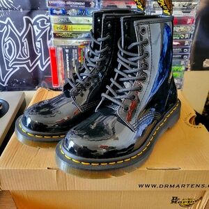 Dr. Martens 1460 Black Patent Leather Boots